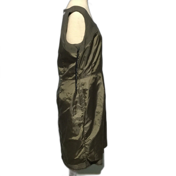 Calvin Klein Gray Sleeveless Midi Dress with Pockets - Picture 8 of 11